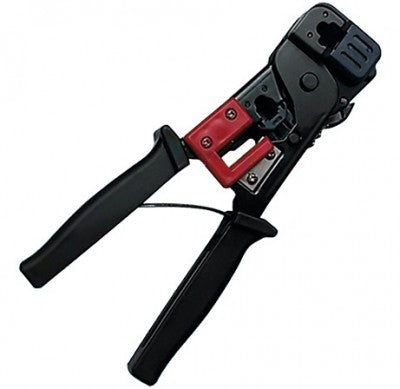 Pinza Crimpeadora RJ11/RJ12/RJ45 BROBOTIX - Negro, RJ-45 Pinza Crimpeadora RJ11/RJ12/RJ45 BROBOTIX - Negro, RJ-45